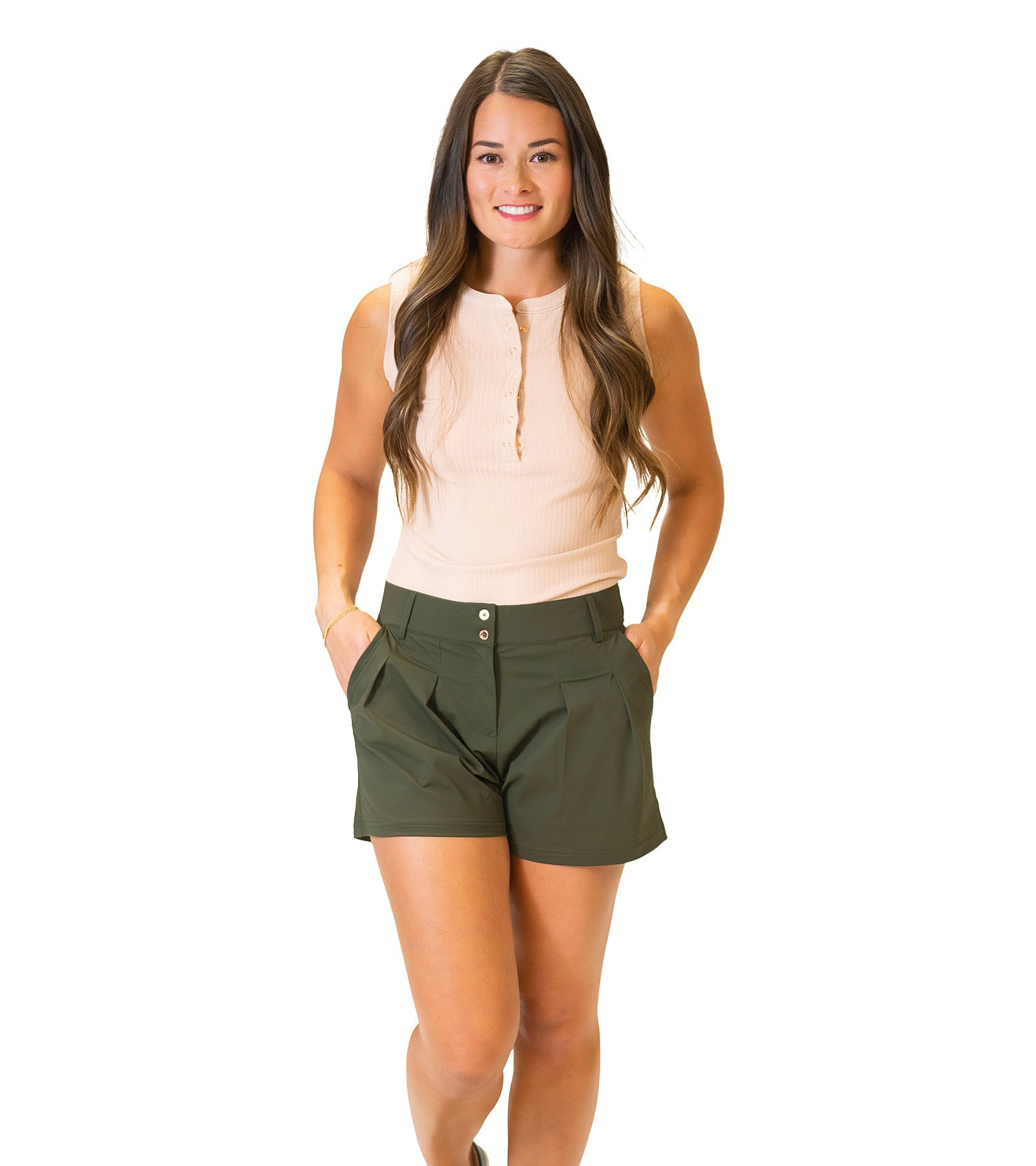The Rae Pleated Shorts CALLIOPE GOLF