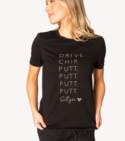 Putt, Putt Seltzer Crewneck Tee CALLIOPE GOLF