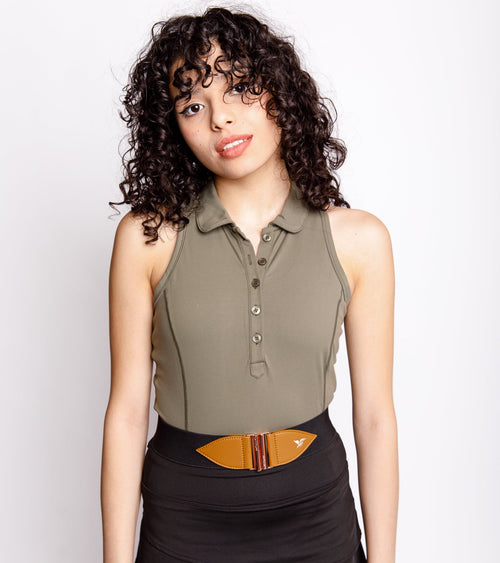 COEUR Sleeveless Polo CALLIOPE GOLF